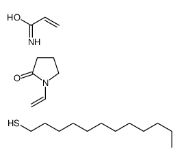 dodecane-1-thiol,1-ethenylpyrrolidin-2-one,prop-2-enamide结构式