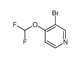 3-bromo-4-(difluoromethoxy)pyridine Structure