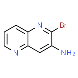 2-Bromo-1,5-naphthyridin-3-amine Structure