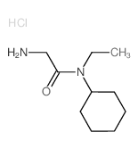 2-Amino-N-cyclohexyl-N-ethylacetamide hydrochloride Structure