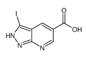 3-iodo-1H-pyrazolo[3,4-b]pyridine-5-carboxylic acid Structure