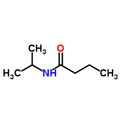 N-异丙基丁酰胺结构式