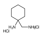 1-(氨基甲基)环己烷-1-胺二盐酸盐结构式