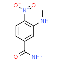 3-(MethylaMino)-4-nitrobenzaMide Structure