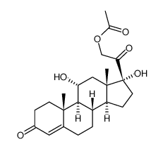 Epi Hydrocortisone 21-Acetate Structure