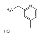 (4-Methylpyridin-2-yl)Methanamine hydrochloride Structure