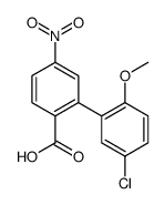 2-(5-chloro-2-methoxyphenyl)-4-nitrobenzoic acid Structure