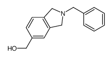(2-苄基异吲哚啉-5-基)甲醇结构式