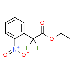 Ethyl 2,2-Difluoro-2-(2-nitrophenyl)acetate Structure