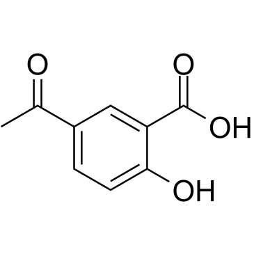 5-乙酰基水杨酸结构式