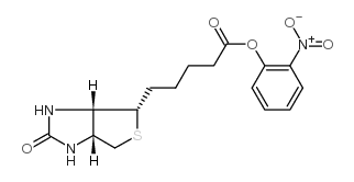 d-(+)biotin 2-nitrophenyl ester结构式
