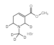 Arecoline-d5 Hydrobromide Salt Structure