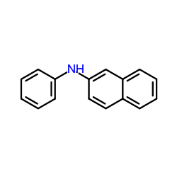 N-苯基-2-萘胺结构式