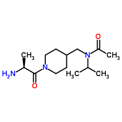 N-{[1-(L-Alanyl)-4-piperidinyl]methyl}-N-isopropylacetamide Structure