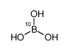 Boric acid-(10-B) Structure