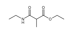2-ethoxycarbonyl-N-ethylpropionamide Structure