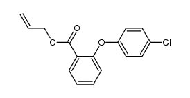 allyl 2-(4-chlorophenoxy)benzoate结构式