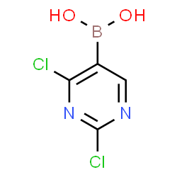2,4-Dichloropyrimidine-5-boronic acid Structure