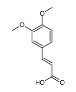 3-(3,4-dimethoxyphenyl)prop-2-enoic acid结构式