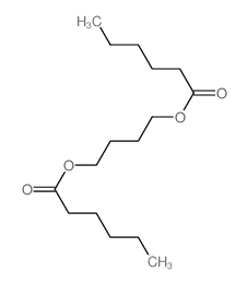 Hexanoic acid,1,4-butanediyl ester (9CI) Structure
