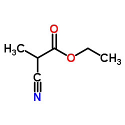 Ethyl 2-cyanopropanoate Structure