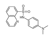 N-[4-(dimethylamino)phenyl]quinoline-8-sulfonamide Structure