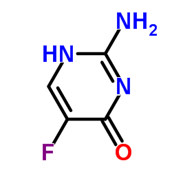 2-Amino-5-fluoro-1H-pyrimidin-4-one Structure