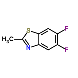 Benzothiazole, 5,6-difluoro-2-methyl- (9CI) Structure