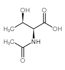乙酰基-L-苏氨酸结构式