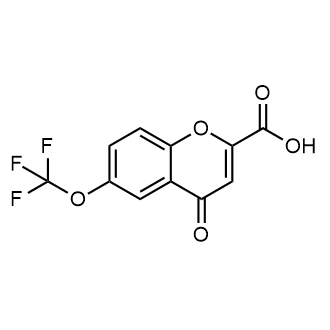 6-三氟甲氧基色酮-2-羧酸结构式
