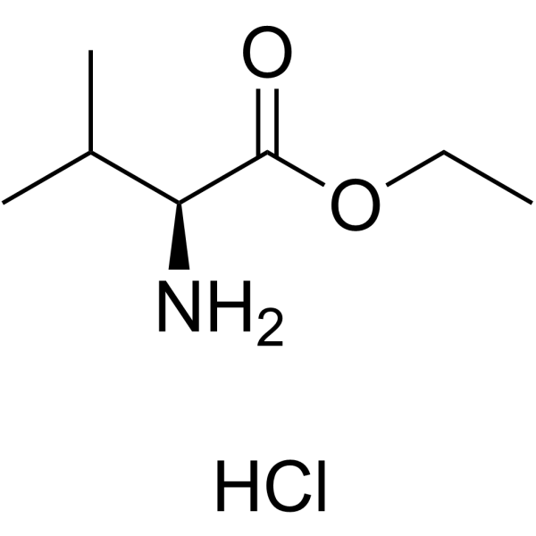 L-缬氨酸乙酯盐酸盐结构式