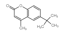 6-tert-butyl-4-methylcoumarin structure