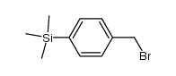 1-bromomethyl-4-trimethylsilyl-benzene结构式