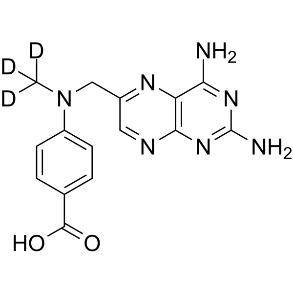Methotrexate metabolite-d3 Structure