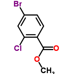 Methyl 4-bromo-2-chlorobenzoate Structure