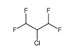 Propane, 2-chloro-1,1,3,3-tetrafluoro- Structure