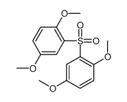 2-(2,5-dimethoxyphenyl)sulfonyl-1,4-dimethoxybenzene结构式