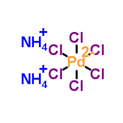 Ammonium hexachloropalladate(IV) structure