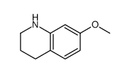 7-甲氧基-1,2,3,4-四氢喹啉结构式