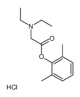 [2-(2,6-dimethylphenoxy)-2-oxoethyl]-diethylazanium,chloride Structure
