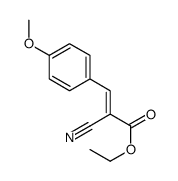 Ethyl (2E)-2-cyano-3-(4-methoxyphenyl)acrylate结构式