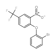2-溴-2-硝基-4-(三氟甲基)二苯醚结构式