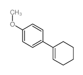 Anisole, p-1-cyclohexen-1-yl- Structure