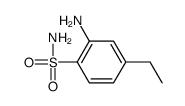 Benzenesulfonamide, 2-amino-4-ethyl- (8CI) Structure