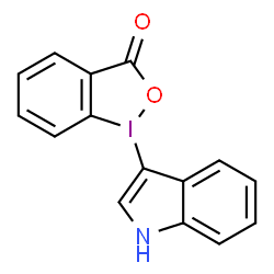 1-(1H-吲哚-3-基)-1λ3-苯并[d][1,2]碘氧杂戊环-3(1H)-酮结构式
