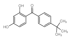 [4-(叔丁基)苯基](2,4-二羟基苯基)甲酮结构式