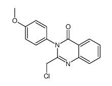 2-(chloromethyl)-3-(4-methoxyphenyl)quinazolin-4-one Structure