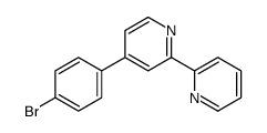4-(4-bromophenyl)-2-pyridin-2-ylpyridine Structure