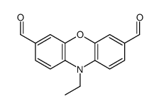10-ETHYL-3,7-DIFORMYL-PHENOXAZINE Structure