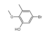 5-bromo-2-methoxy-3-methylphenol Structure